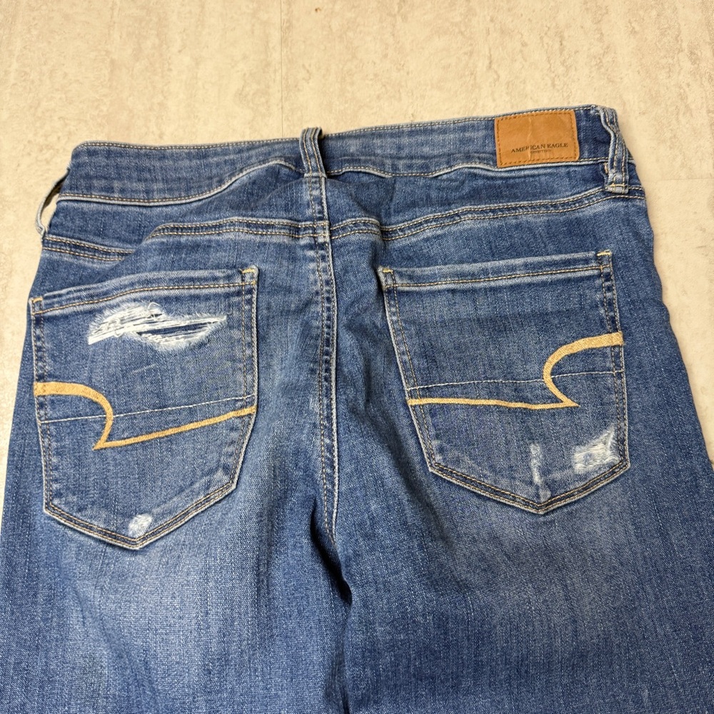 American Eagle jeans hi rise jegging distressed size 6 - Picture 10 of 10
